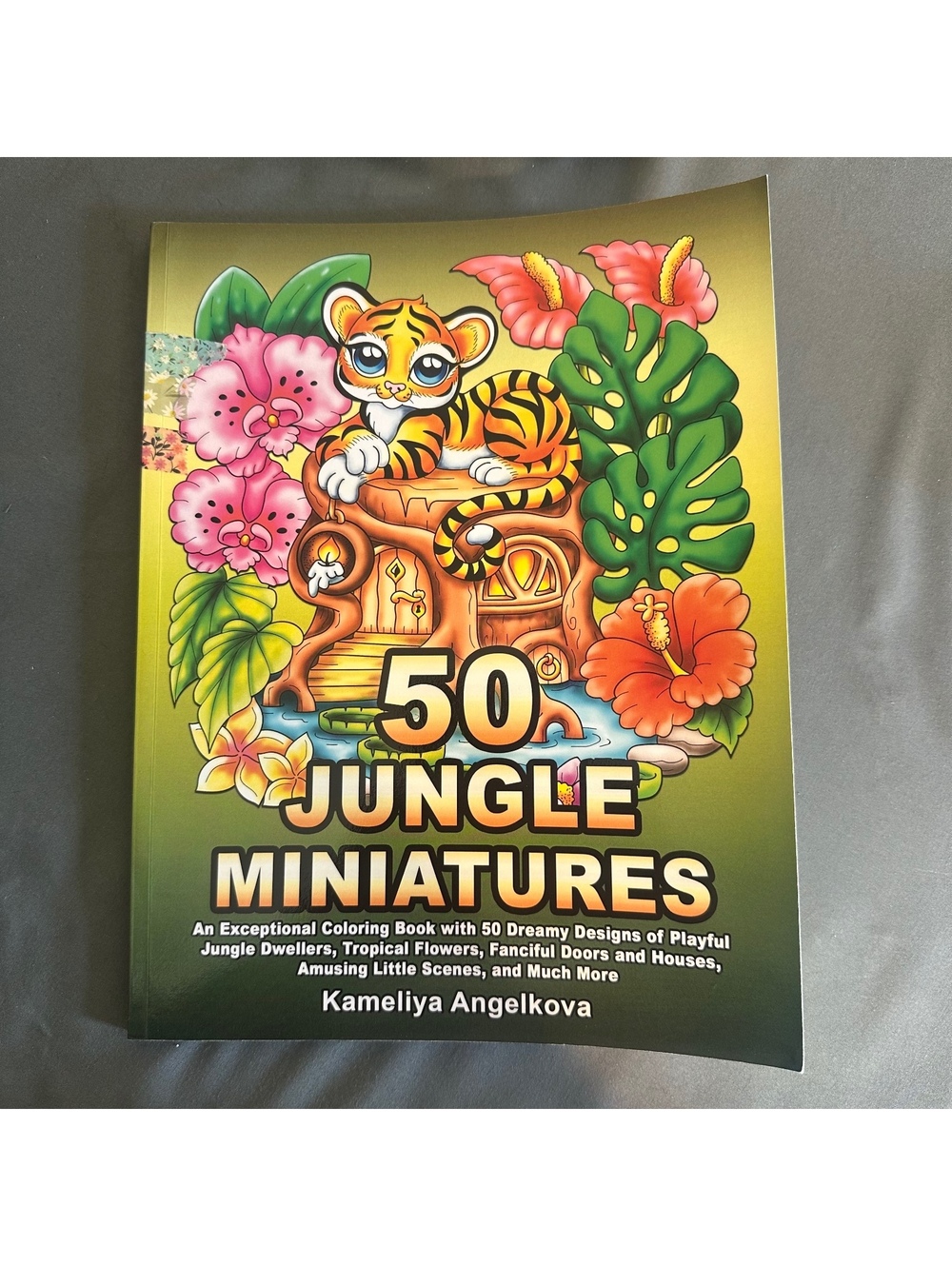 50 Jungle Miniatures Coloring Book By Kameliya Angelkova
